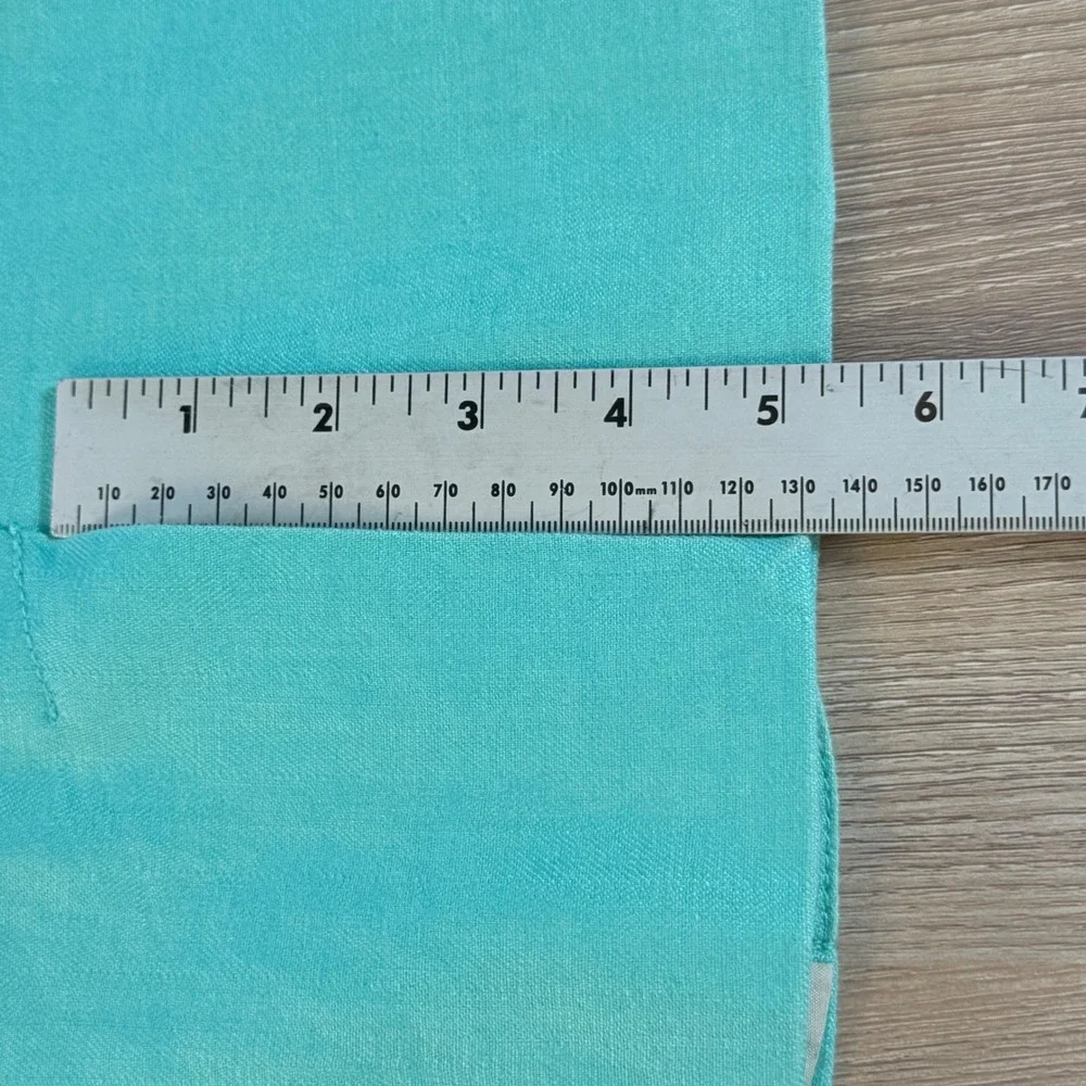 J.Crew Blazer Womens 0 Sea Green 100% Linen Two-Button Schoolboy Jacket